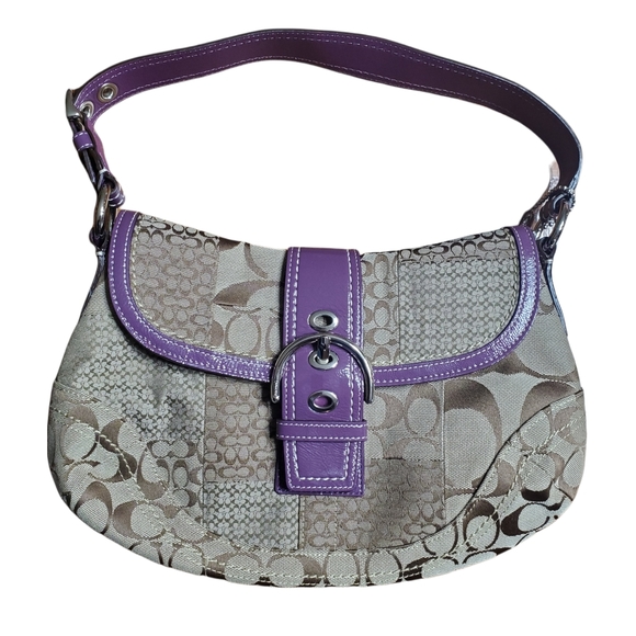 New without tag. Purple, stylish, Coach purse, Excellent condition - Picture 1 of 10